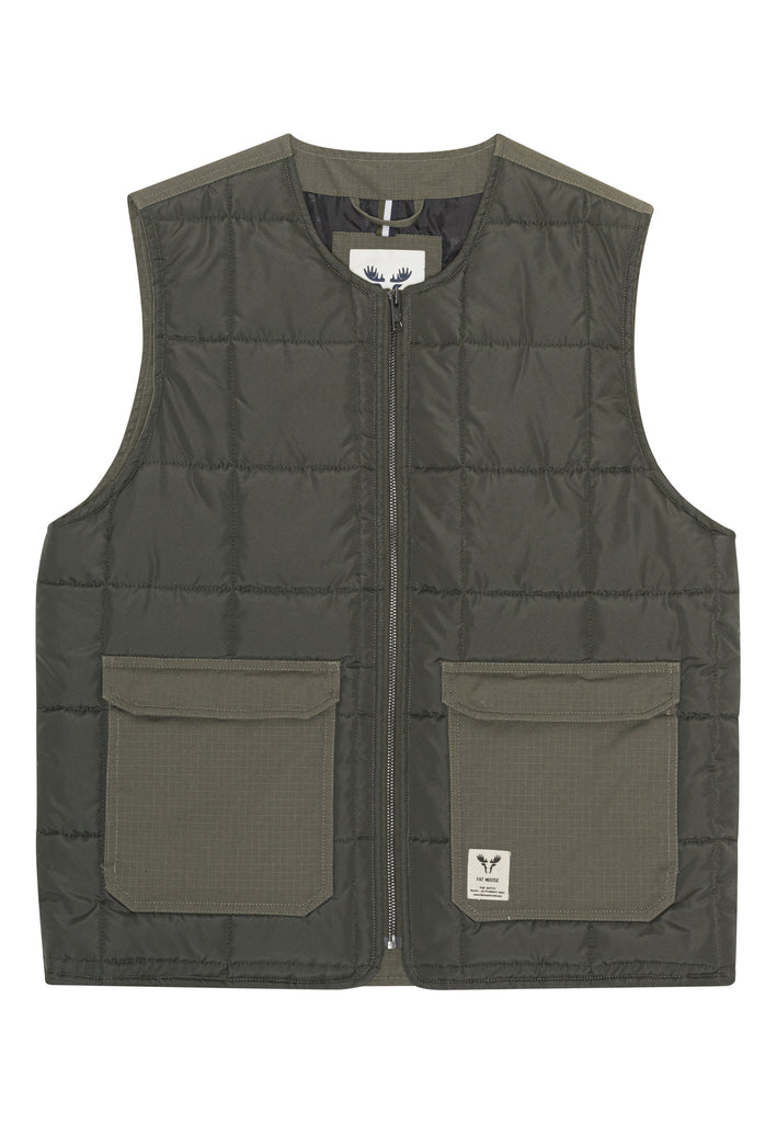 Fat Moose AIDEN RECYCLED VEST Vests Green