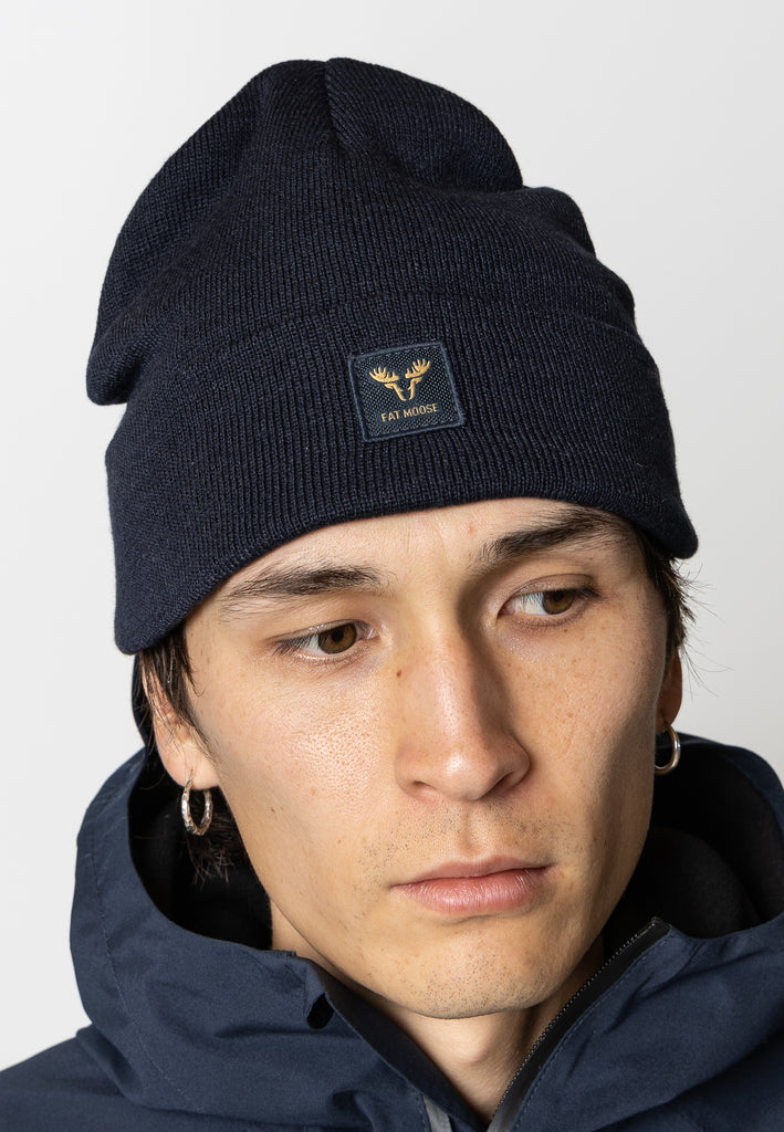 Fat Moose BASE 2-PACK BEANIE Accessories Dark navy/Light grey melange