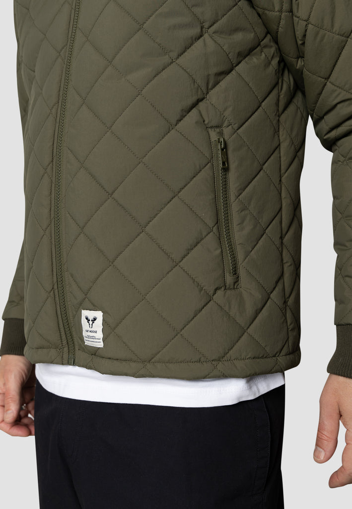 Fat Moose CAMP QUILTED JACKET Jackets Army