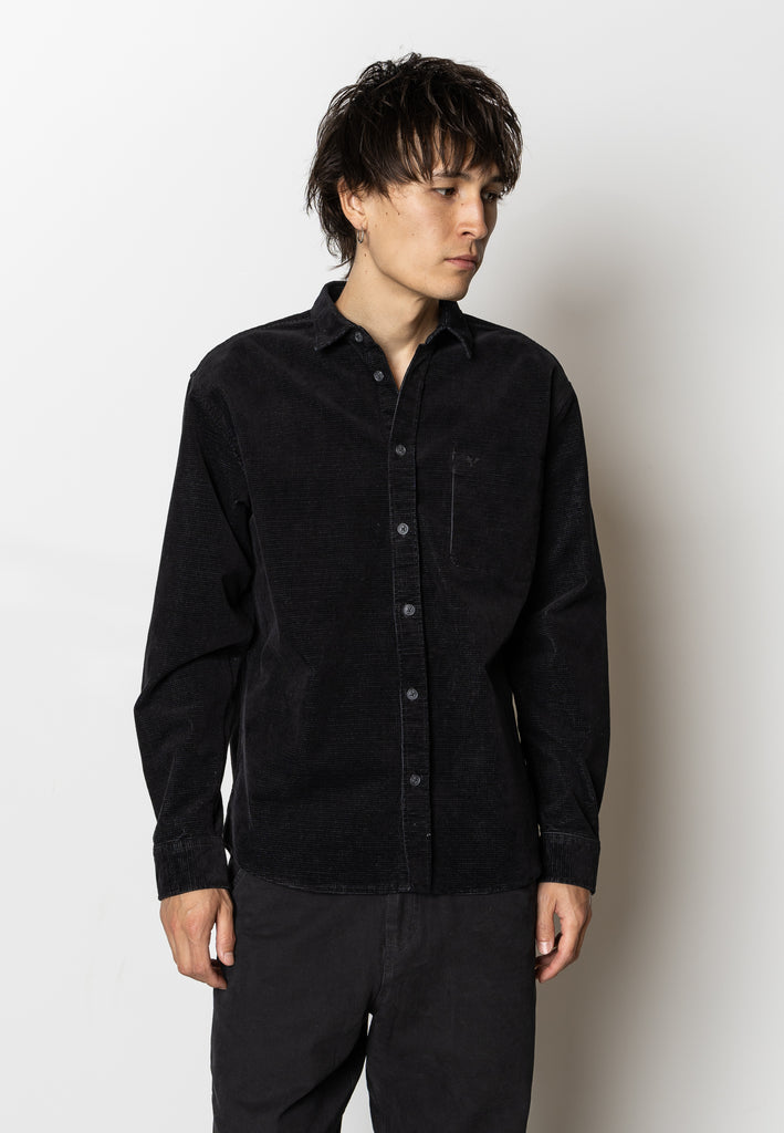 Fat Moose CHASE CORDUROY SHIRT Shirts L/S Black