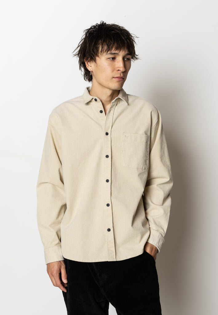 Fat Moose CHASE CORDUROY SHIRT Shirts L/S Ecru