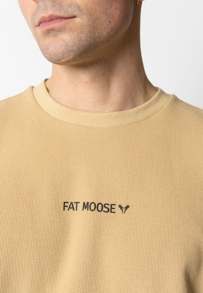 Fat Moose CHRISTOPHER T-SHIRT T-shirts S/S Khaki