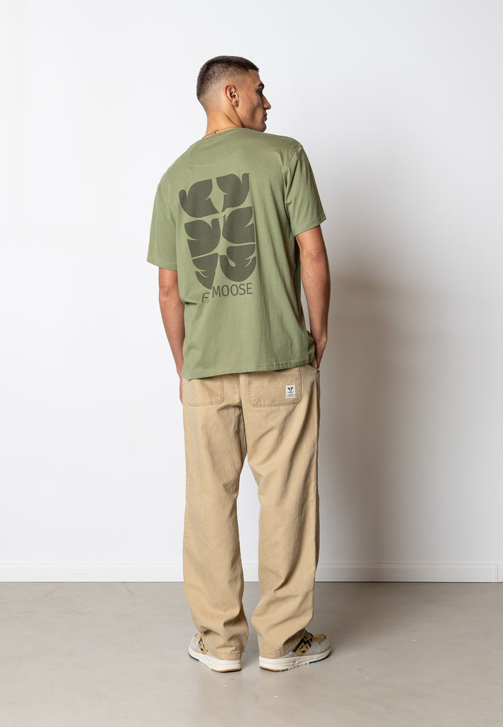 Fat Moose FAITH COTTON T-SHIRT T-shirts S/S Dusty Green