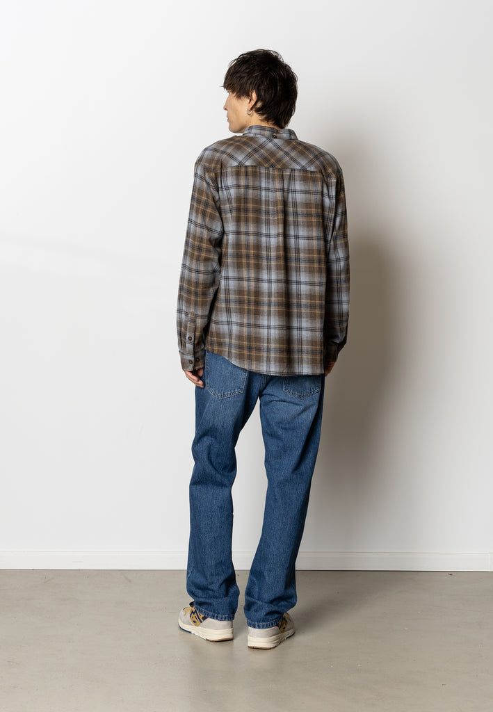 Fat Moose FOREST FLANNEL SHIRT Shirts L/S Dark khaki check