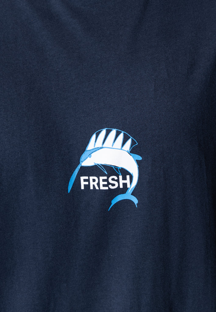 Fat Moose FRESH! COTTON T-SHIRT T-shirts S/S Navy