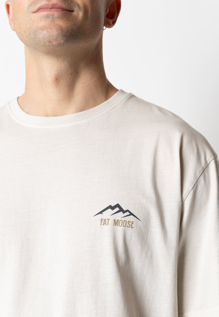 Fat Moose HIKE T-SHIRT T-shirts S/S Soft Sand