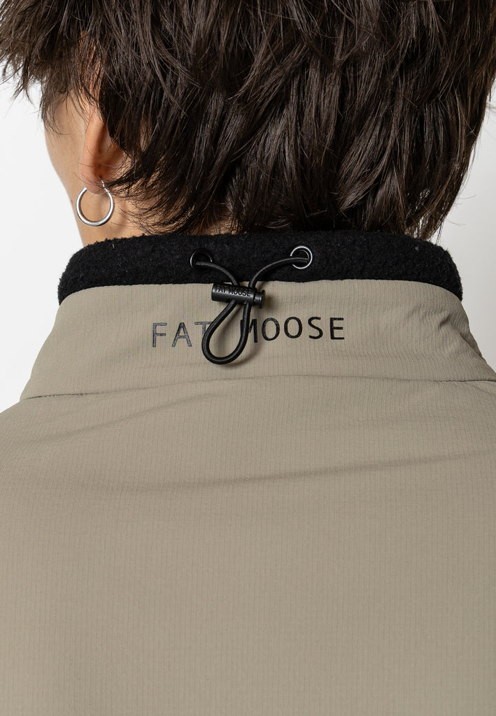 Fat Moose HUNTER FLEECE JACKET Fleece Black/Grey green