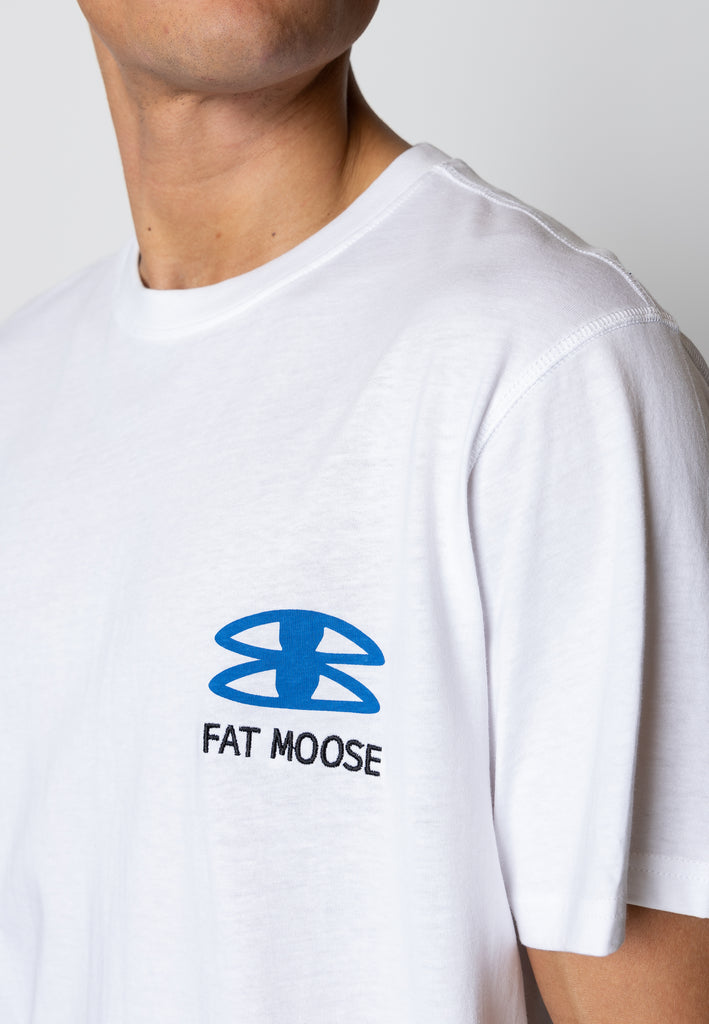 Fat Moose LUTZ ORGANIC COTTON T-SHIRT T-shirts S/S White