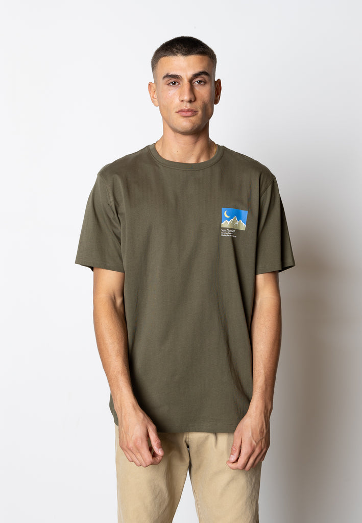 Fat Moose MARCEL ORGANIC COTTON T-SHIRT T-shirts S/S Army