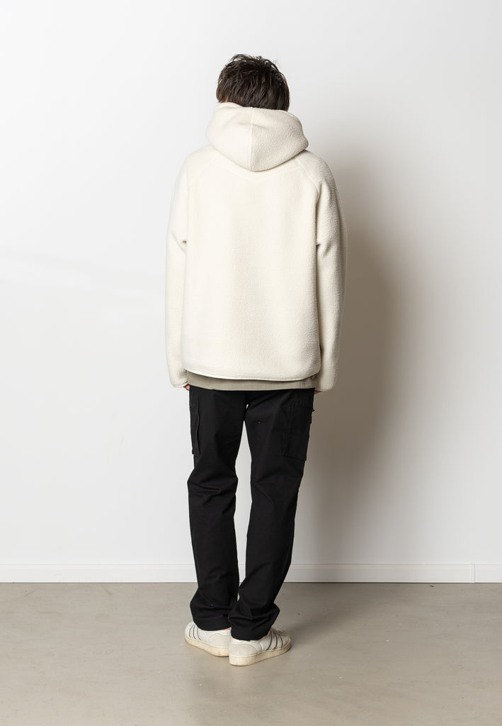 Fat Moose SAWYER FLEECE HOODIE Fleece Off White