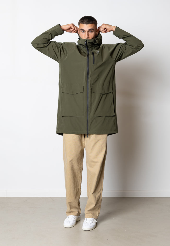 Fat Moose SKY SHELL JACKET - LONG Jackets Army