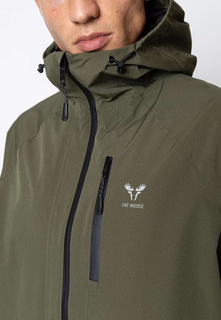 Fat Moose SKY SHELL JACKET - LONG Jackets Army