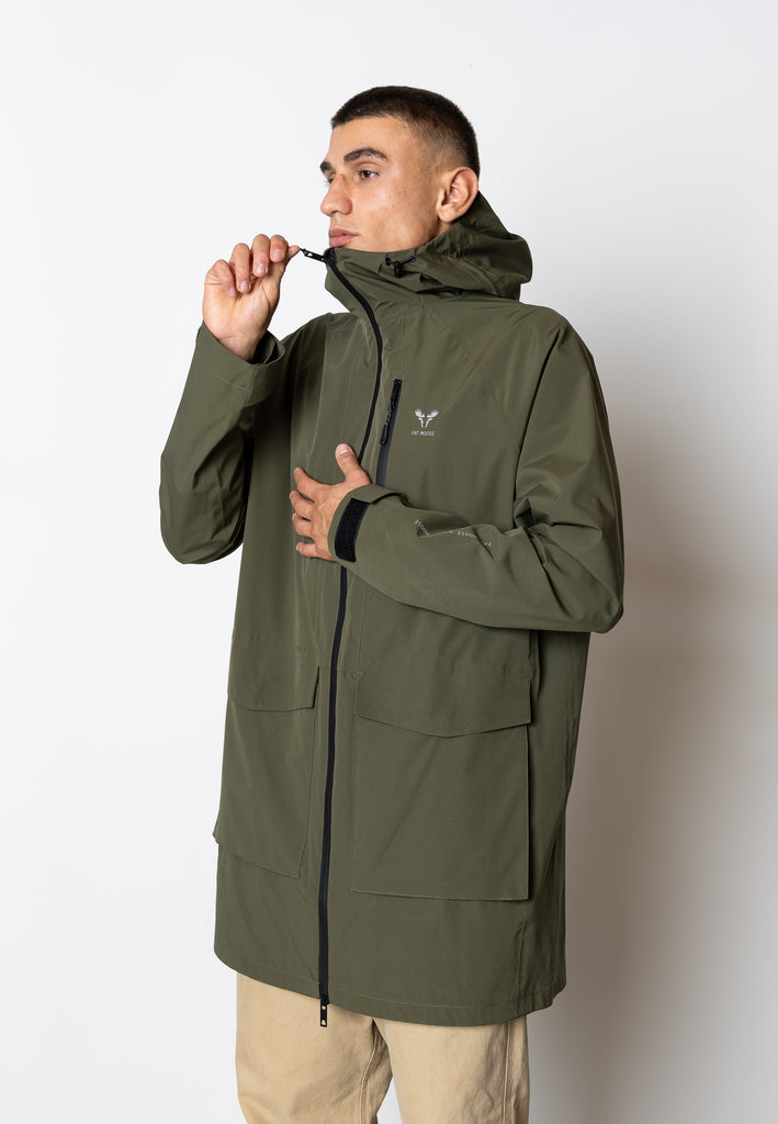 Fat Moose SKY SHELL JACKET - LONG Jackets Army