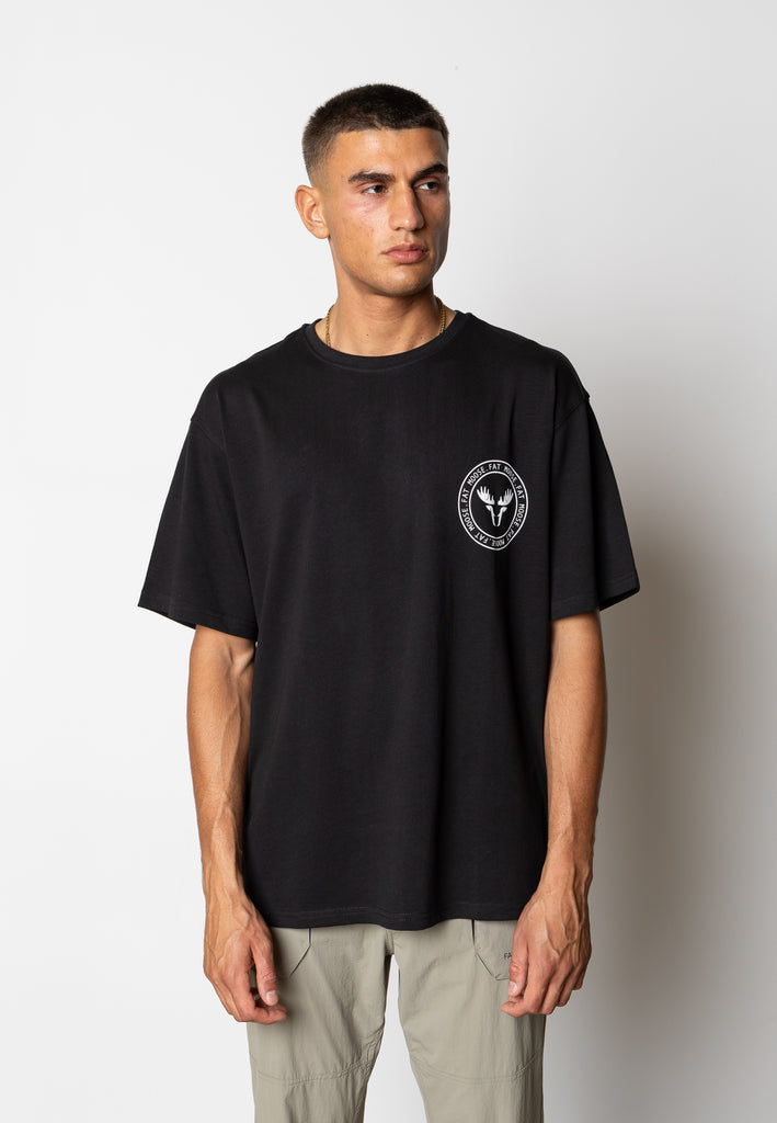 Fat Moose TOBY T-SHIRT T-shirts S/S Black