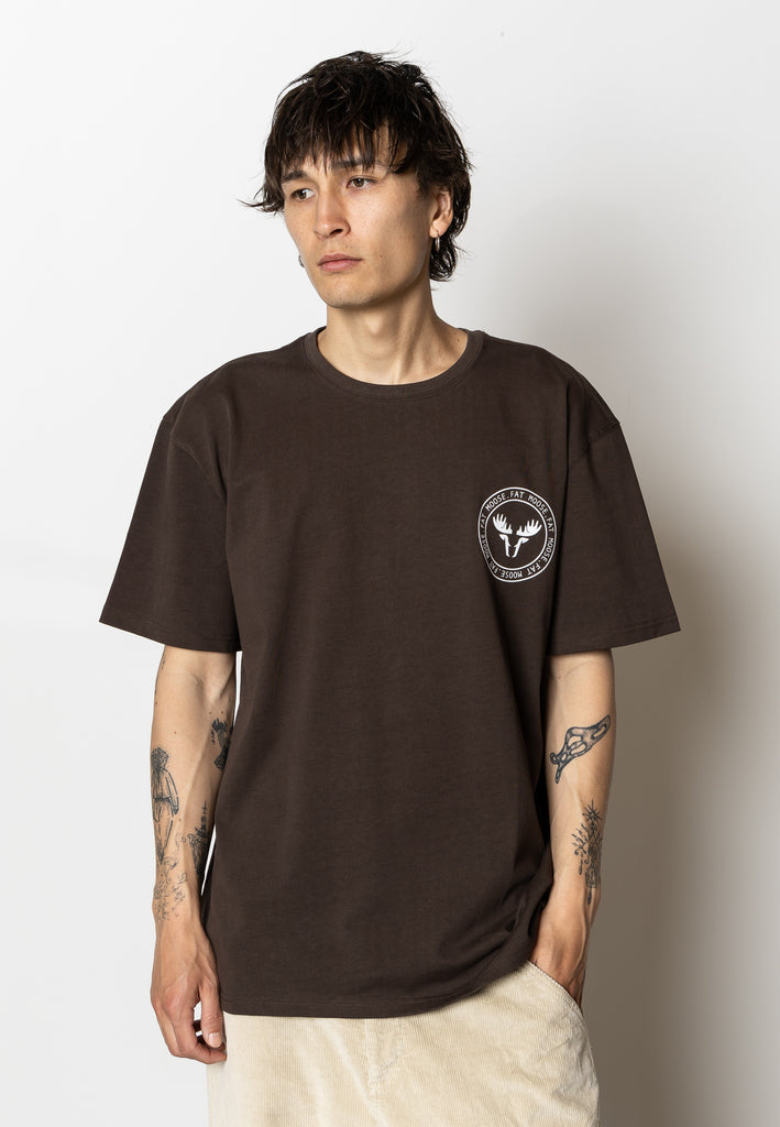 Fat Moose TOBY T-SHIRT T-shirts S/S Dark Brown