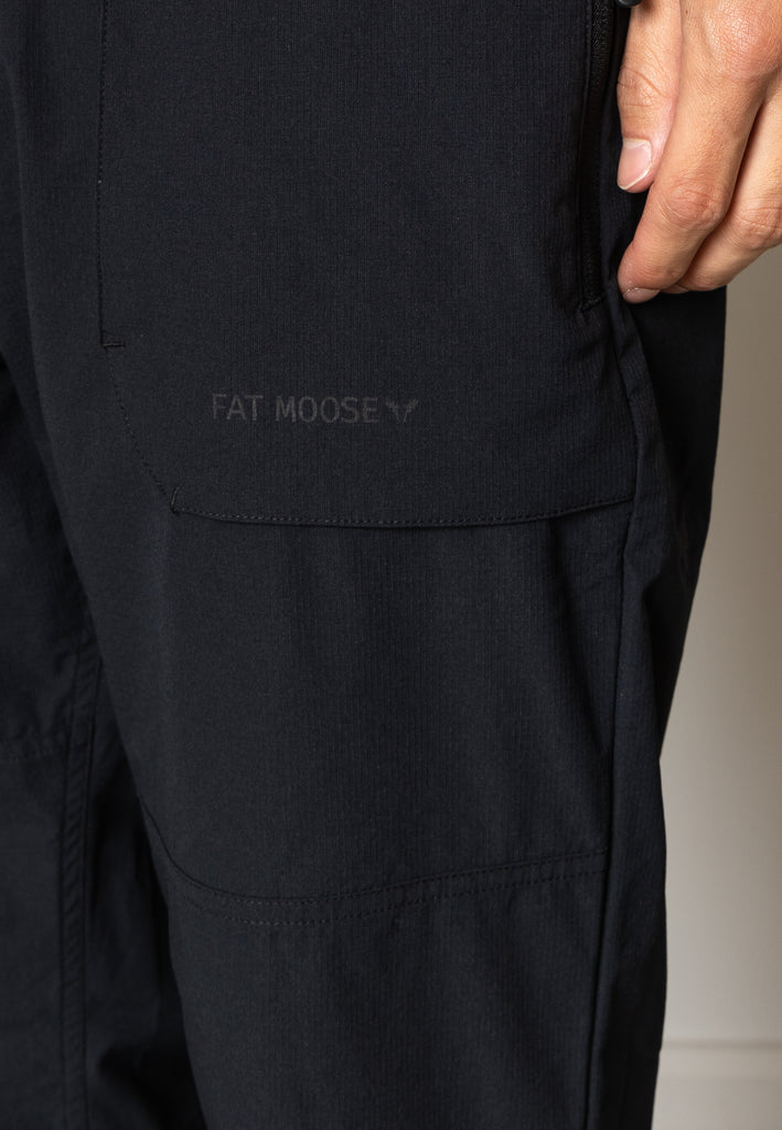 Fat Moose TRACK TROUSERS Pants Black