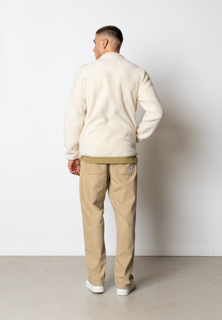 Fat Moose WOOD FLEECE JACKET Fleece Ecru