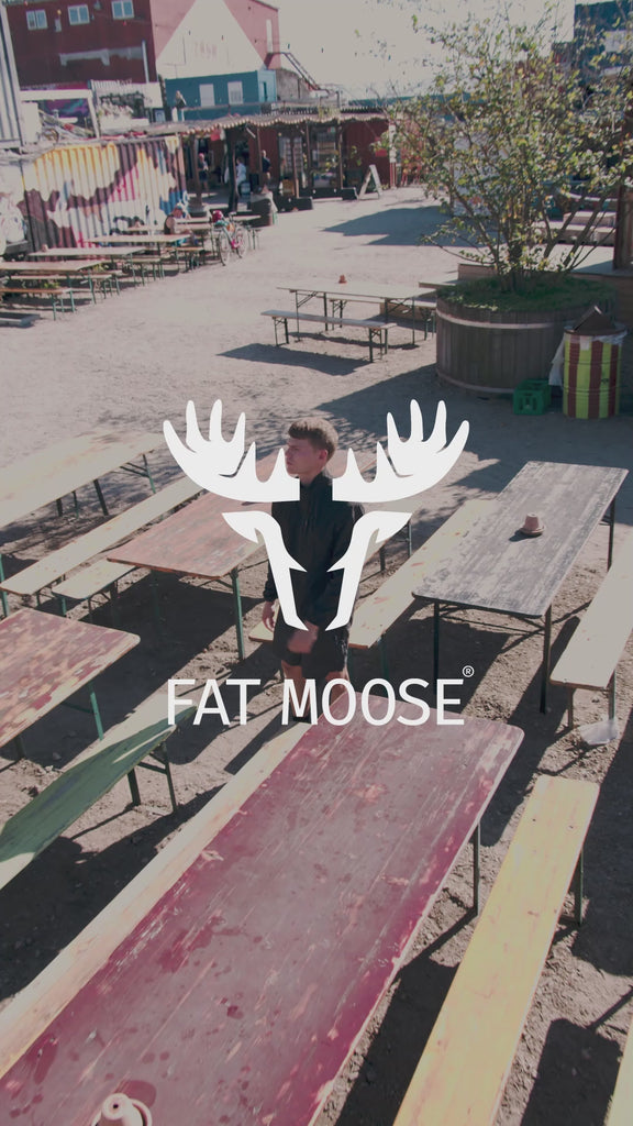 Fat Moose LOGO PRINTED T-SHIRT T-shirts S/S Dark Navy