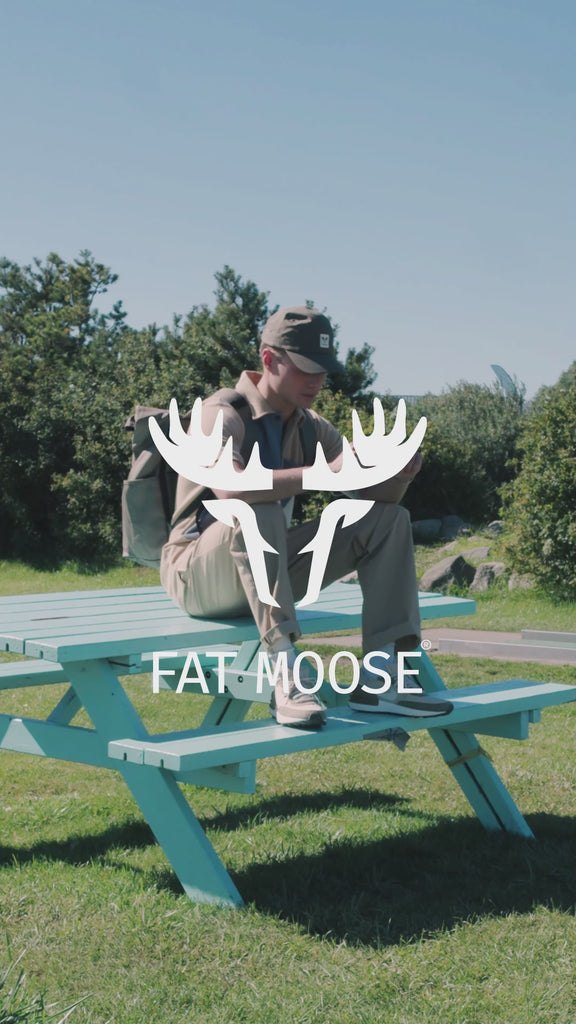 Fat Moose CHRISTOPHER SHIRT Shirts S/S Khaki/Dusty Blue/Ecru